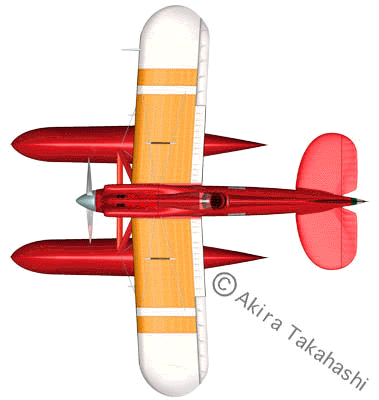 MACCHI M-39 top view